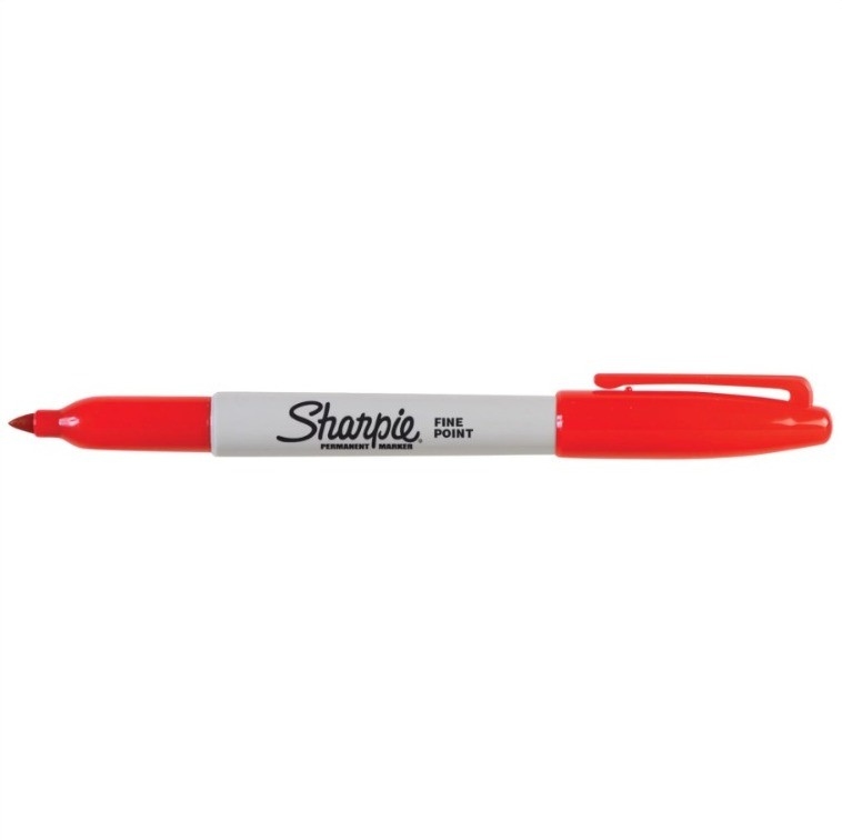 Marker - Stabilo - Sharpie - Red image