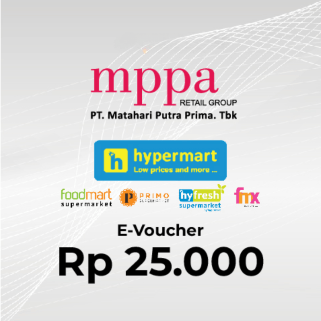 E-Voucher - Hypermart - 25K - Self Redeem image