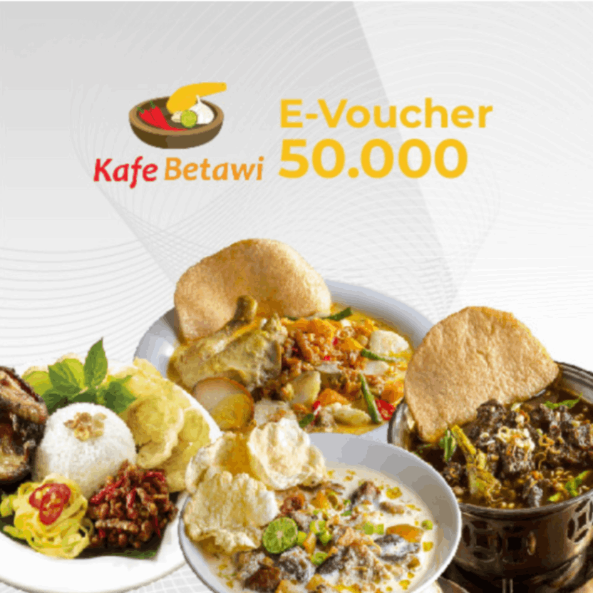 E-Voucher - Kafe Betawi - 50k - Self Redeem image