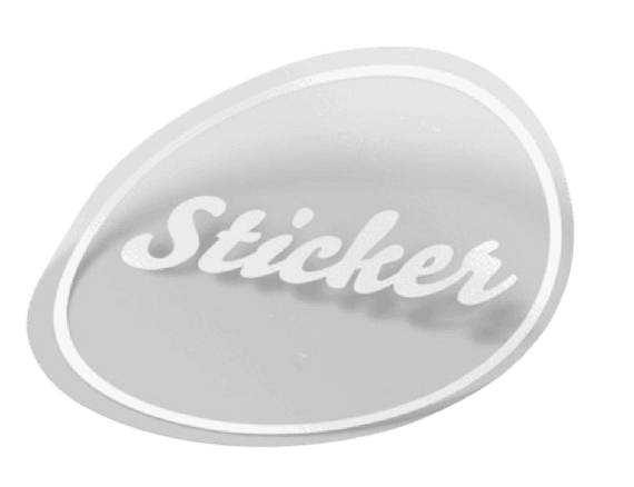 Sticker - Transparan  image