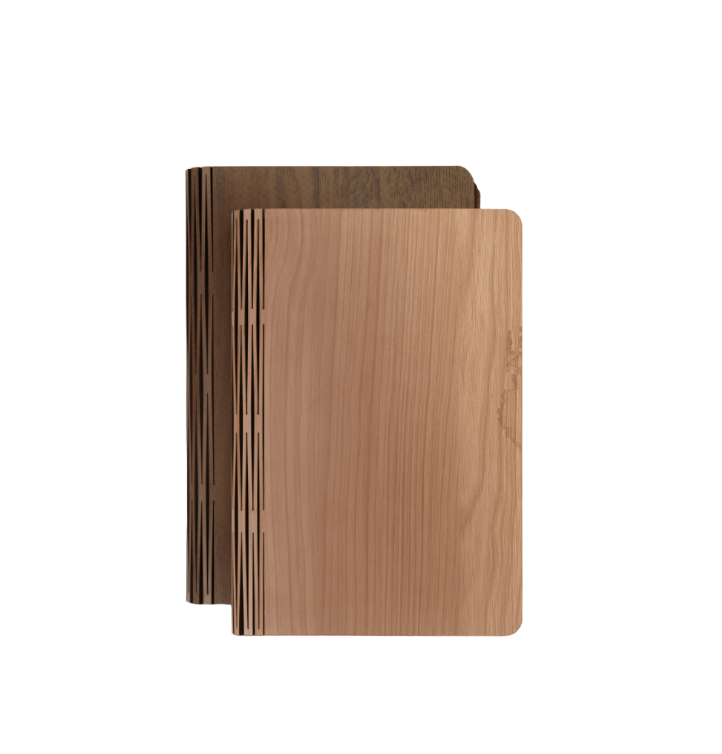 Agenda Notebook - Wooden - Laser