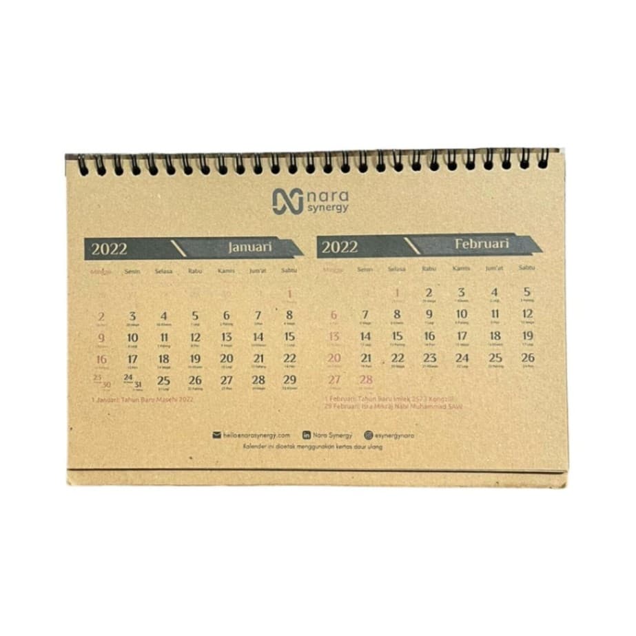 Desk Calendar - A5 - Liberty Society iamge