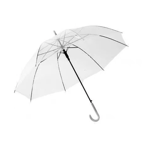 Umbrella Handle J - Transparant - Custom 1 color iamge