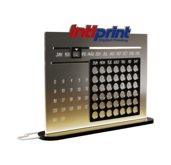 Calendar - Desk Calendar - Acrylic LED image