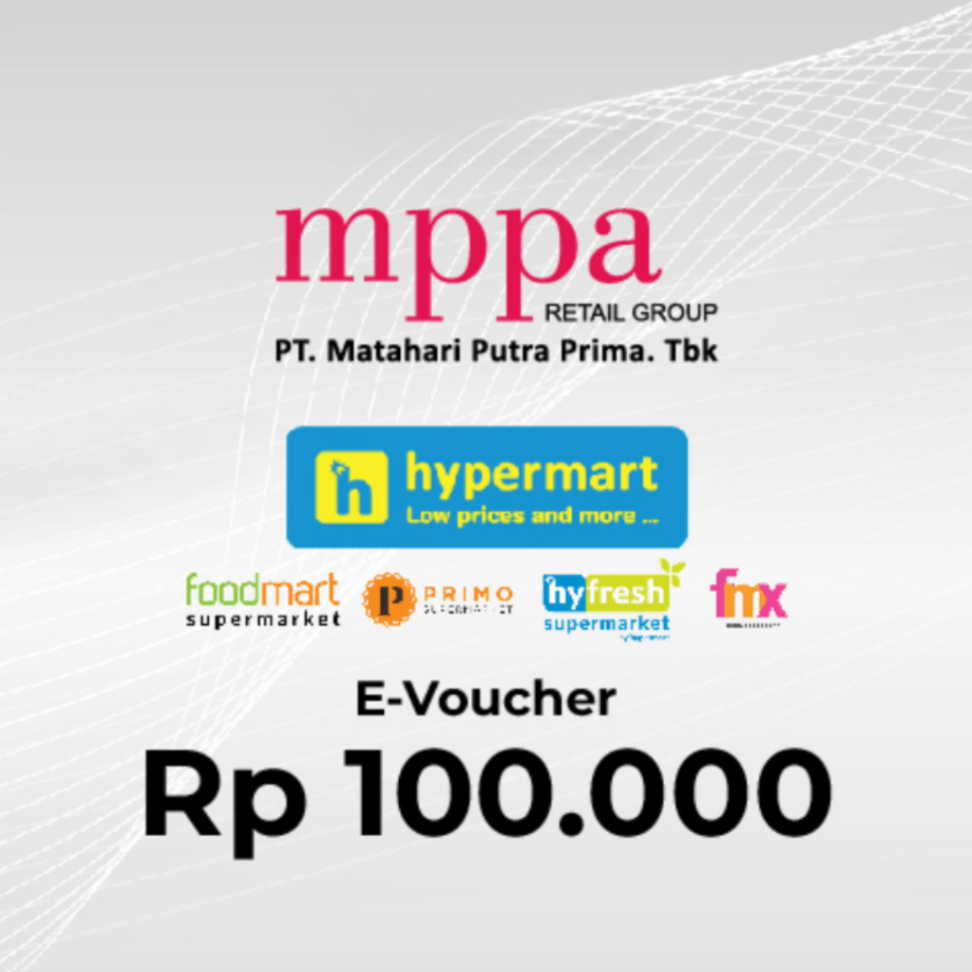 E-Voucher - Hypermart - 100K - Self Redeem image