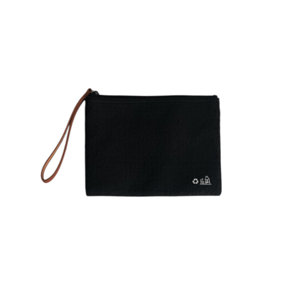 Pouch - Leather Handle - Reusable Bottle Sustainable PlasticPay image