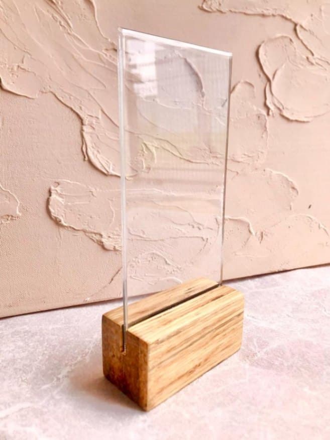 Tendcard Holder - Upcycle Chopstick - by Boolet image