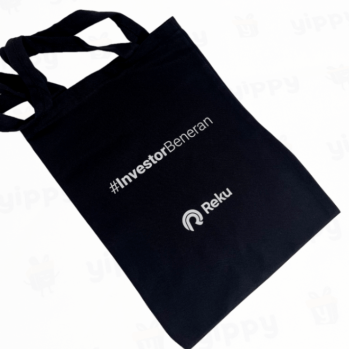 Totebag - Baby Canvas - Black - Sablon image