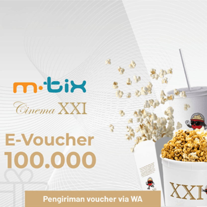 E-Voucher - XXI Food and Beverages - 100K - Self Reedem iamge