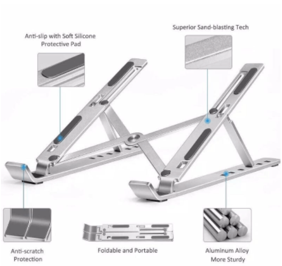 Laptop Stand Holder - Stainless image