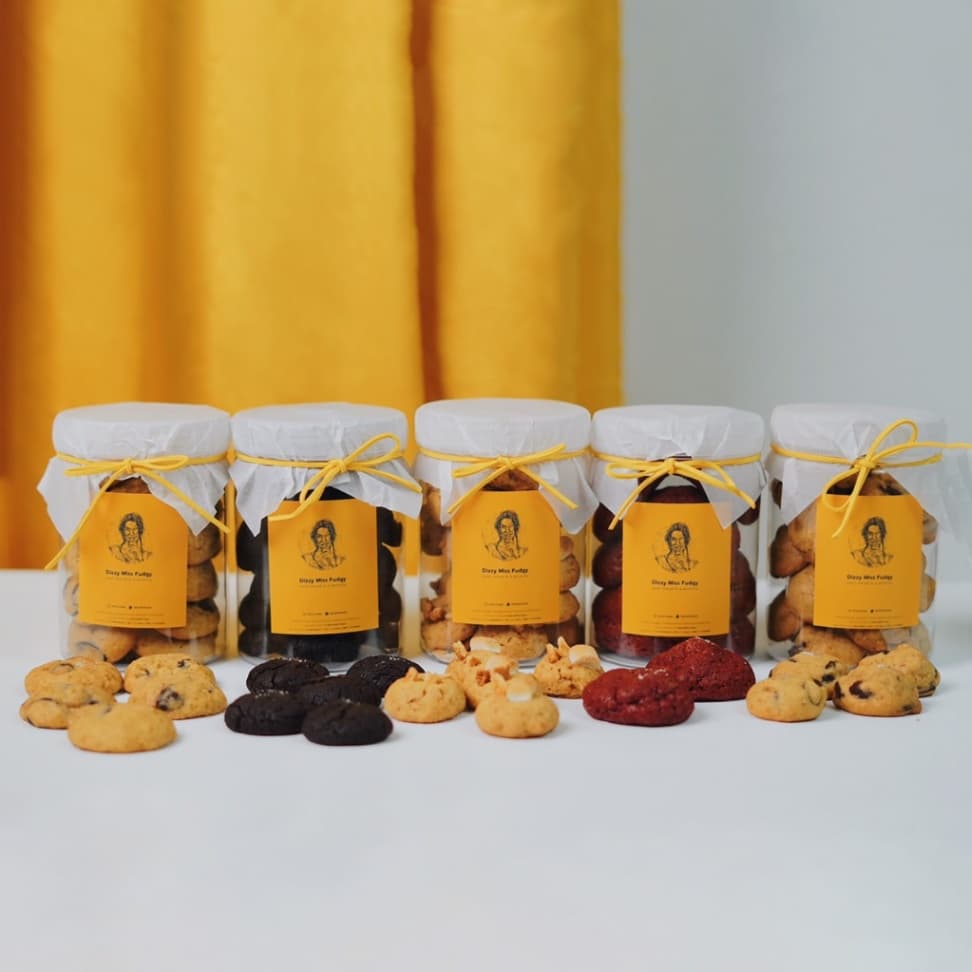 Mini Soft Baked Cookies Jar - Dizzy Fudgy