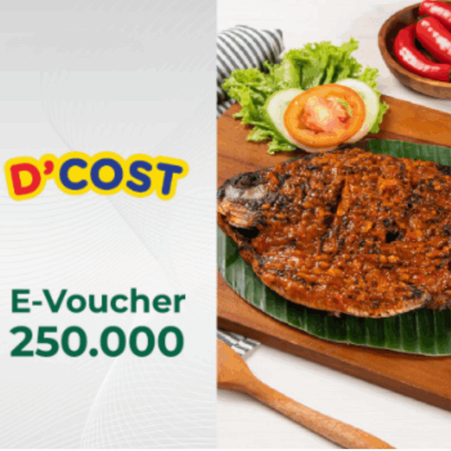 E-Voucher - D'Cost Seafood - 250K - Self Redeem iamge