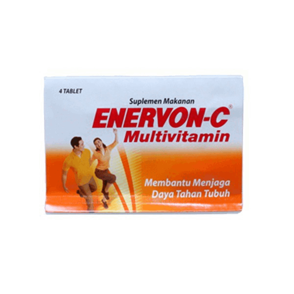 Tablet Multivitamin 4 Tabs - Enervon-C