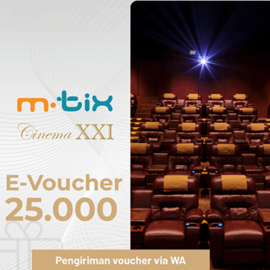 E-Voucher - XXI Movie Ticket - 25K - Self Reedem iamge