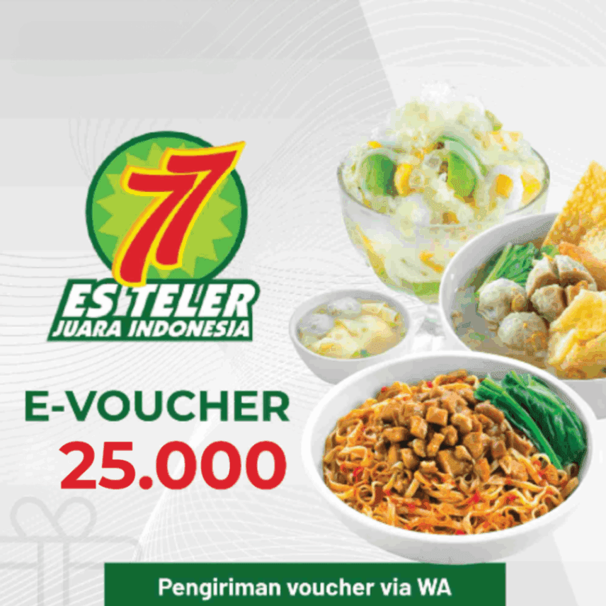 E-Voucher - Es Teler 77 - 25k - Self Redeem iamge