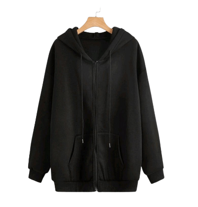 Hoodie - Zipper - Cotton iamge