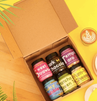 Gift Set Consumables - Crunchy Choco 6 Jars by SnackLab