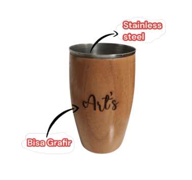 Mug Wooden - Kayo