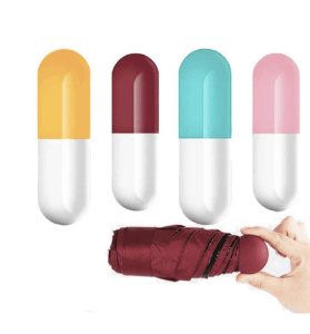 Umbrella - Folded - Pill Capsule  iamge