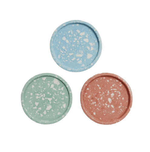 Coaster - Round - Terrazzo iamge