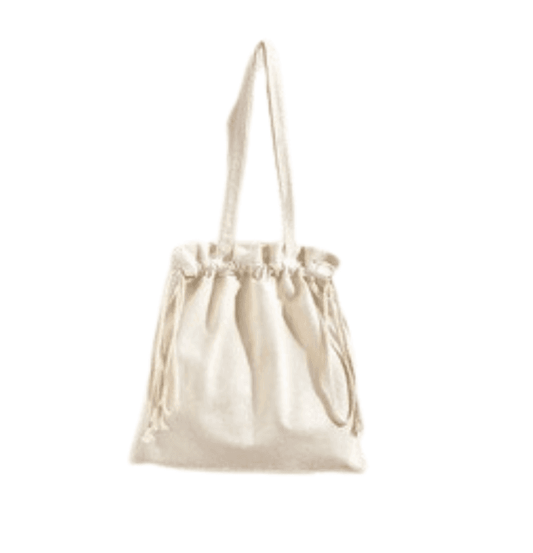 Drawstring Totebag - Blacu iamge