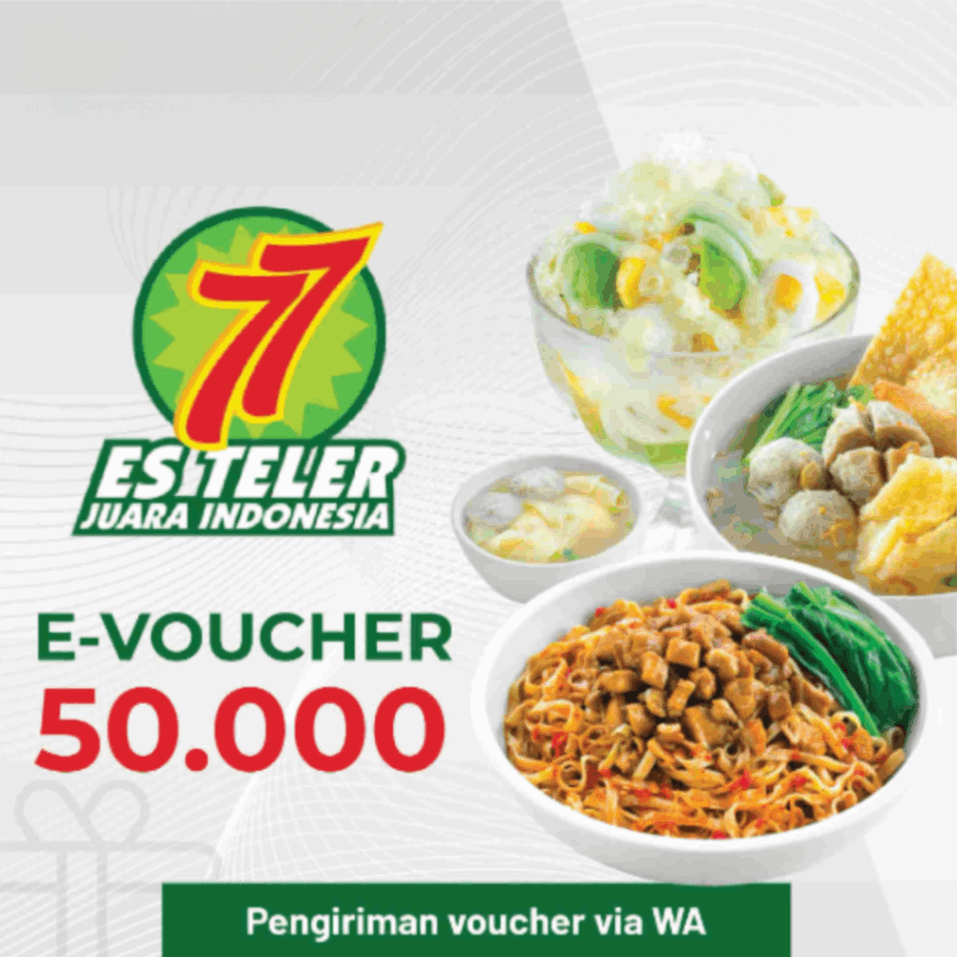 E-Voucher - Es Teler 77 - 50k - Self Redeem iamge