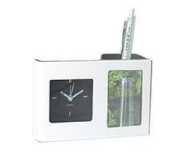 Pen Holder Clock with Frame