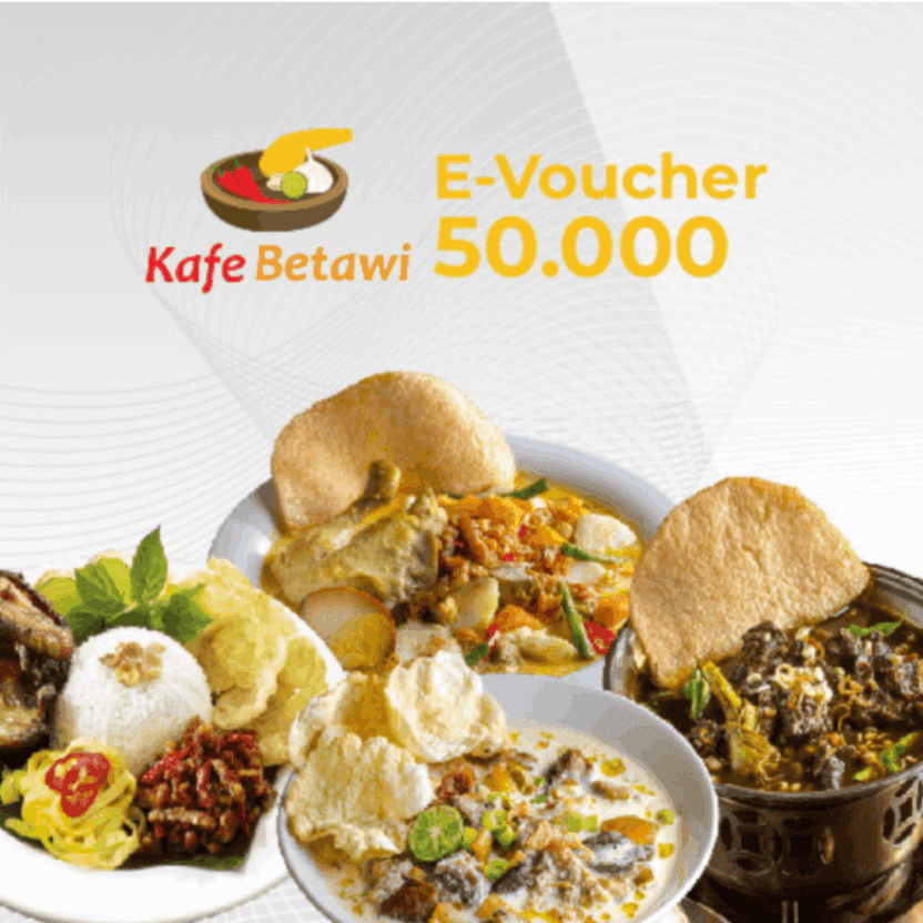 E-Voucher - Kafe Betawi - 50k - Self Redeem iamge