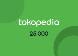 E-Voucher - Tokopedia - 25k - Self Redeem iamge