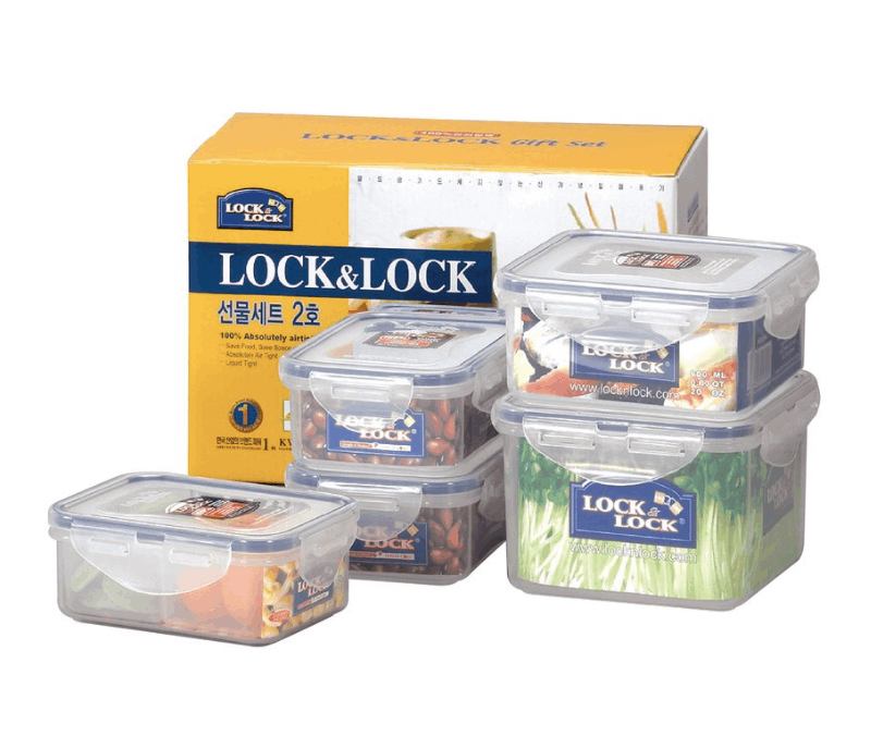 Set Container - Lock & Lock - 5pcs