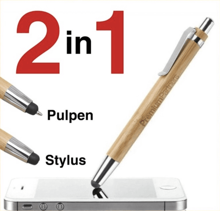 Pen - Stylus 2in1 - Bamboo iamge