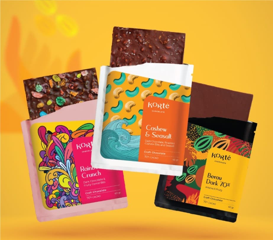 Chocolate - Chocolate Bar - Korte Chocolate - 40 gram iamge