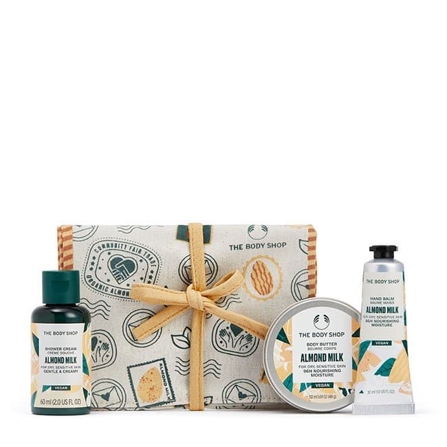 Gift Set Soap - Body Shop Gift Bag Almond Milk