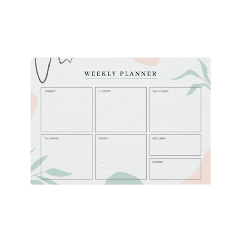Weekly Planner - Acrylic 