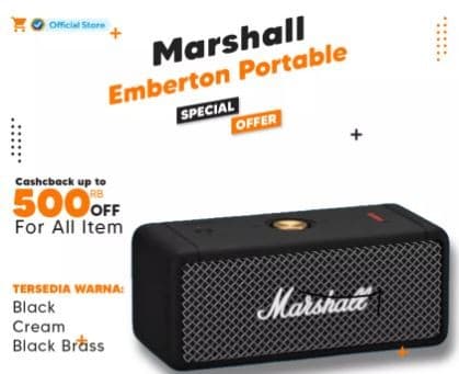 Emberton Portable Speaker - Marshall 