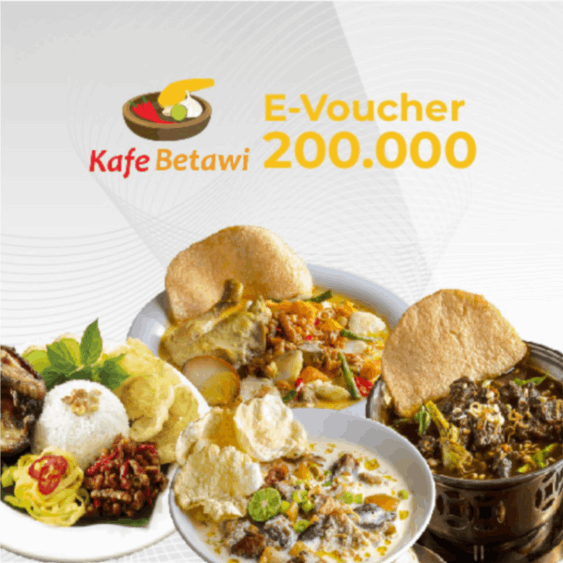E-Voucher - Kafe Betawi - 200k - Self Redeem iamge