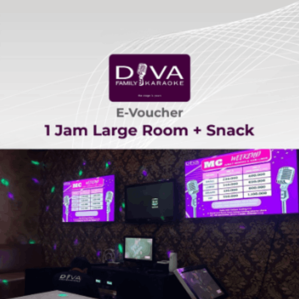 E-Voucher - DIVA - 1 Hour Karaoke Large Room + Snack - Self Redeem  iamge