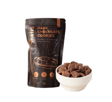 Dark Chocolate Cookies Pouch - Melts iamge