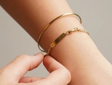 Bracelet - Acacius - Stainless Steel 316L with 18k Gold Plated - Kara iamge