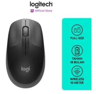 Mouse Wireless Full Size - Logitech - M191