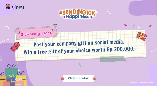 Giveaway Alert: Post Your Gift #Sending10KHappiness